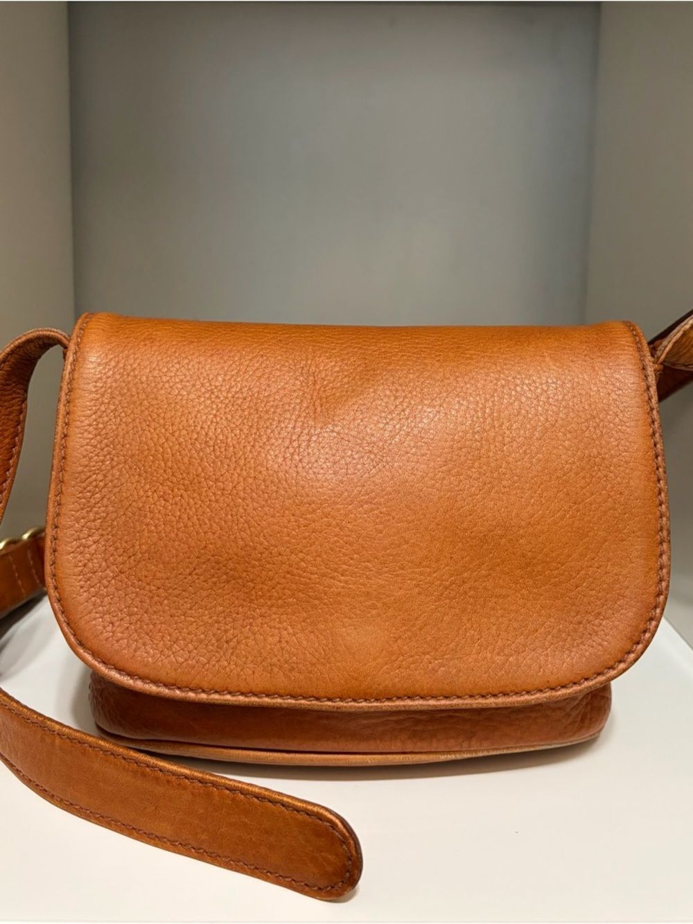 Authentic Vintage Coach Sonoma Flap Bag (#4919) 90s Pebbled Leather Crossbody